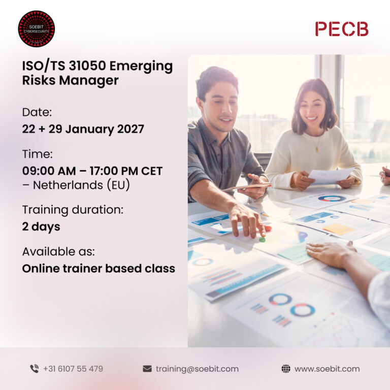 Certified ISO/TS 31050 Emerging Risks Manager